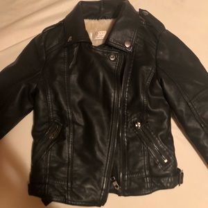 Little boy leather jacket
